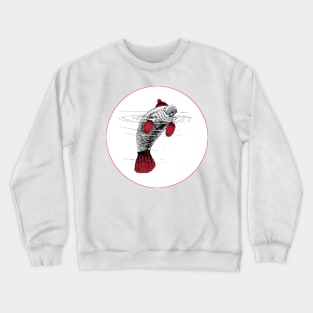 Christmas Manatee Crewneck Sweatshirt